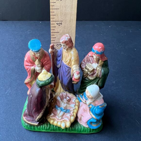 Vintage International Bazaar Ceramic Nativity Set #44156224WG - Picture 13 of 13